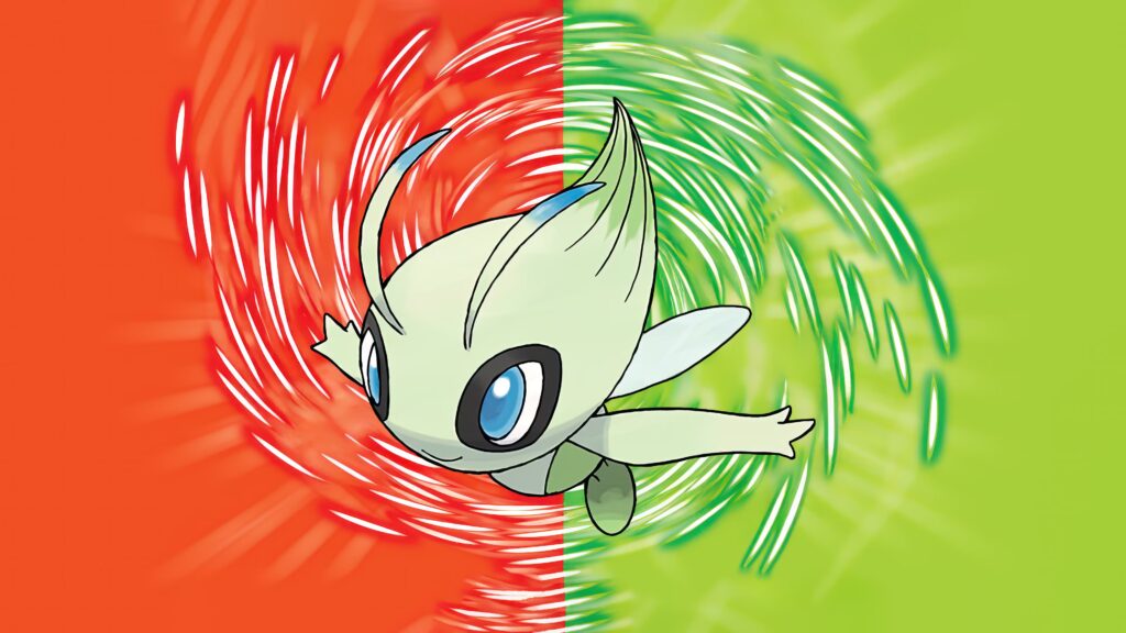 Celebi es la verdadera definición de "Pokémon mítico" en Pokémon Rojo Fuego y Verde Hoja