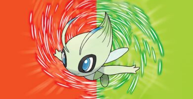 Celebi es la verdadera definición de "Pokémon mítico" en Pokémon Rojo Fuego y Verde Hoja