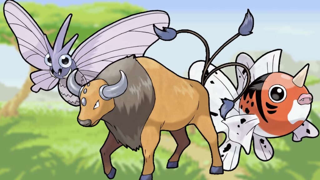 Todos los Pokémon de la Zona Safari en Pokémon Rojo Fuego y Verde Hoja