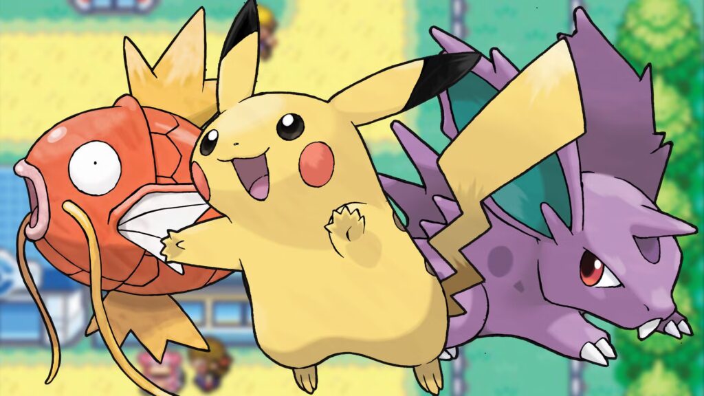 Los mejores Pokémon para atrapar primero en FireRed y LeafGreen