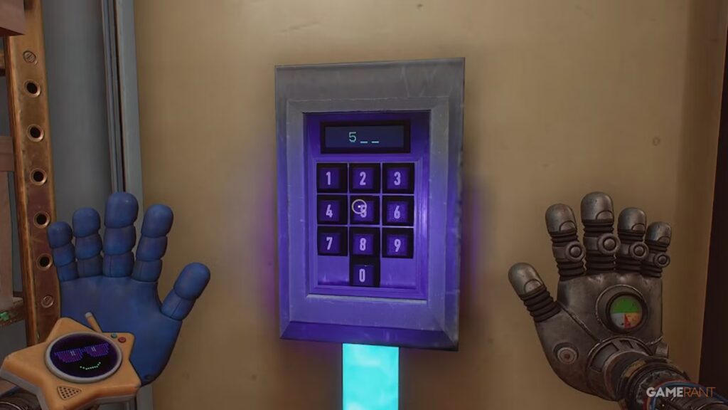 Guía de códigos de teclado de casillero de taller de ingeniería