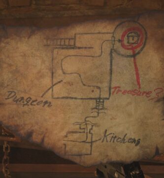 Solución del mapa del tesoro (cómo encender antorchas en el sótano)