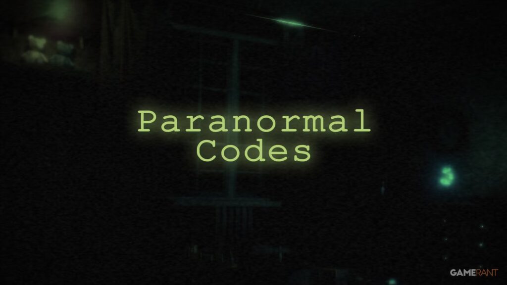 Roblox: Códigos PARANORMALES