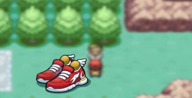 Consigue zapatillas para correr en Pokémon Rojo Fuego y Verde Hoja