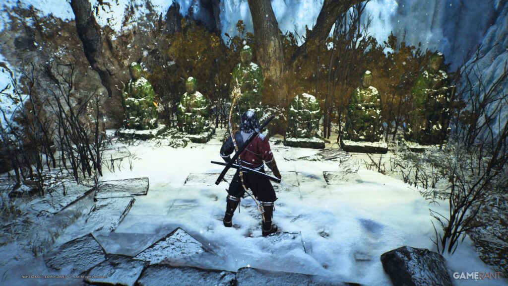 Dónde encontrar la cabeza de la estatua de los Seis Jizo en Sagano en Nioh 3
