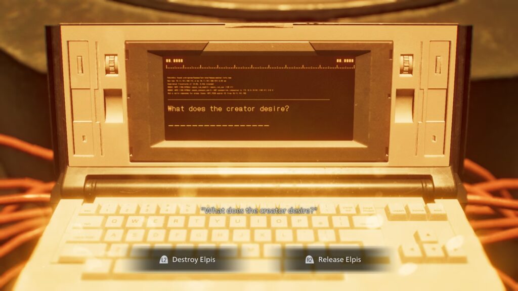 ¿Destruir o liberar a Elpis en RE9?