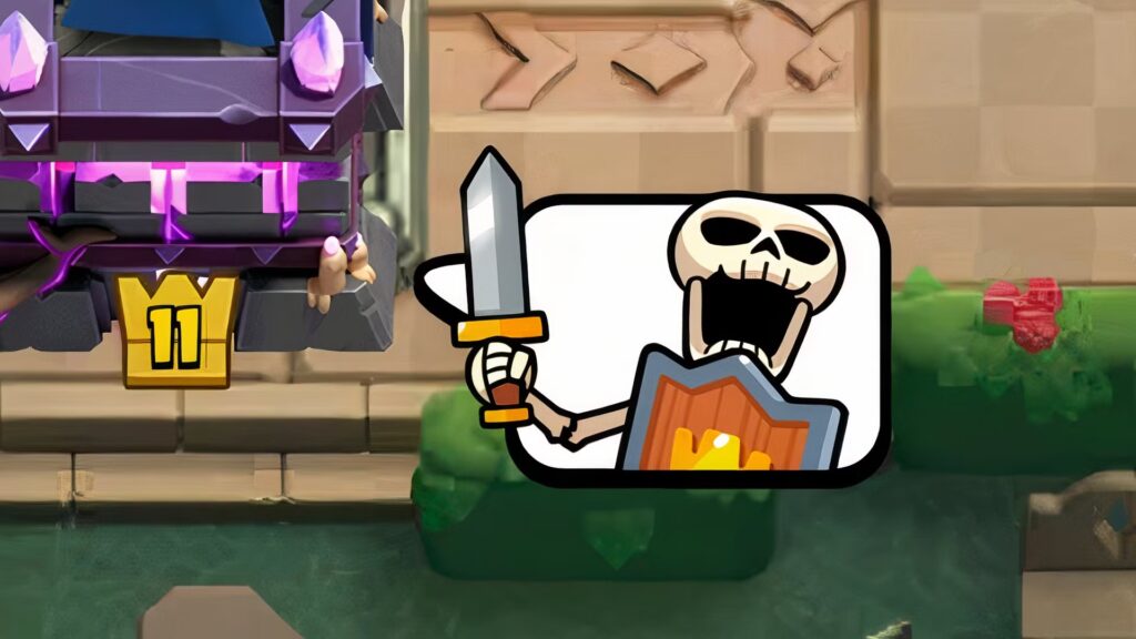 Cómo conseguir el gesto Escudo de esqueleto en Clash Royale