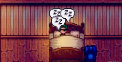 El jugador de Stardew Valley hace dormir a su granjero durante 1000 años