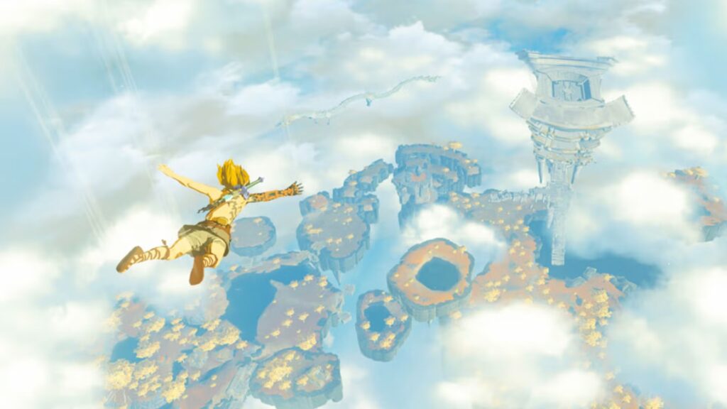 El jugador de Tears of the Kingdom construye un OVNI impresionante