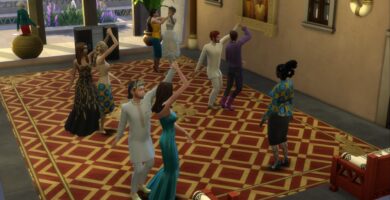 Cómo organizar un evento social del Gran Baile de Oro en Los Sims 4