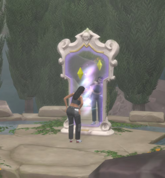 Dónde encontrar el espejo encantado en Los Sims 4