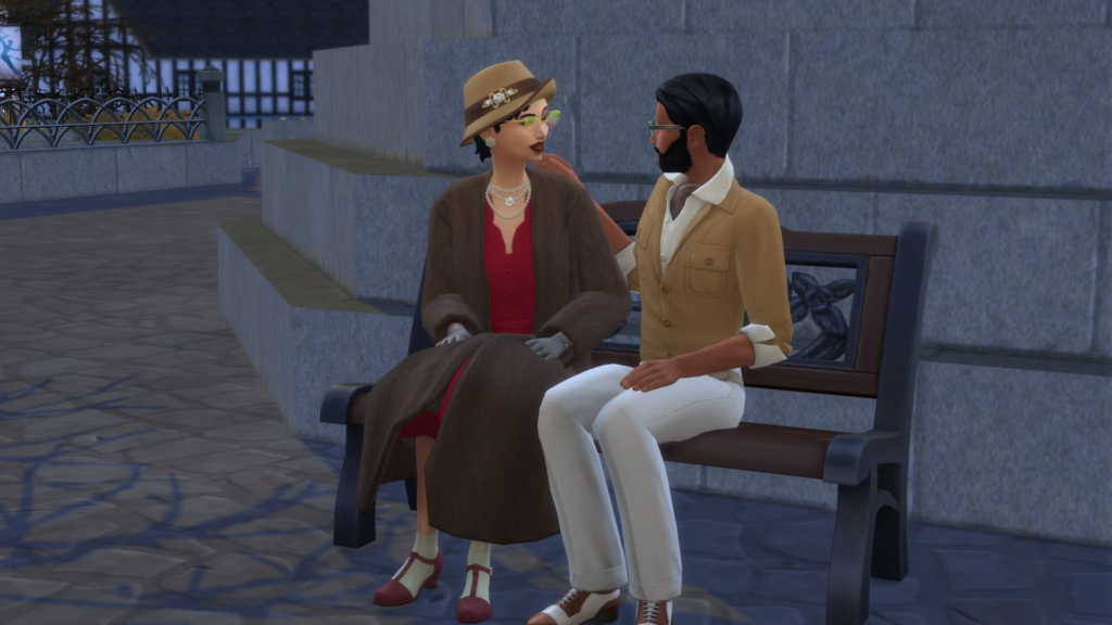 Todos los elementos CAS en el kit de estilo de pantalla plateada de Los Sims 4