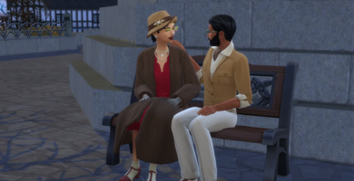 Todos los elementos CAS en el kit de estilo de pantalla plateada de Los Sims 4