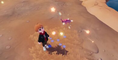 Cómo atrapar saltamontes americanos rosados ​​en Heartopia