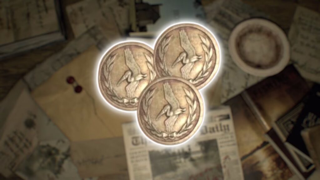 Dónde encontrar todas las monedas antiguas en Resident Evil 7