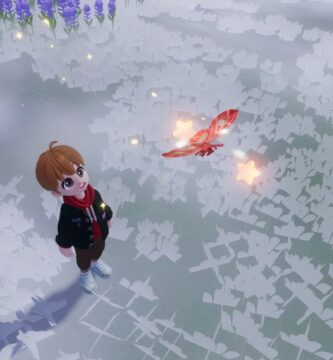 Ubicación de la mariposa cartero Frostspore en Heartopia