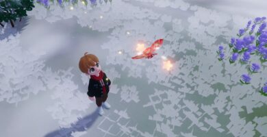 Ubicación de la mariposa cartero Frostspore en Heartopia