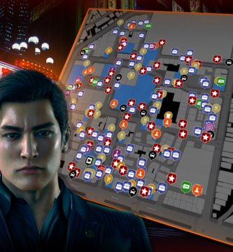 Mapa interactivo de Kamurocho de Yakuza Dark Ties