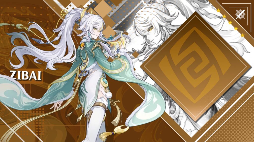 Zibai construye en Genshin Impact