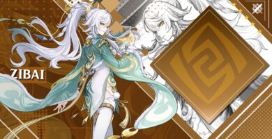 Zibai construye en Genshin Impact