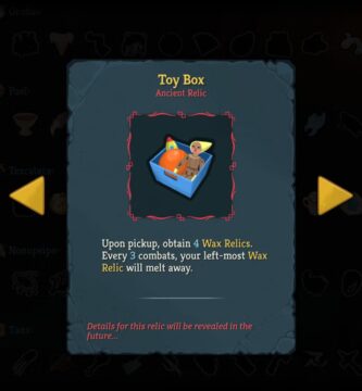 ¿Cómo funcionan las reliquias de cera (caja de juguetes) en Slay the Spire 2?