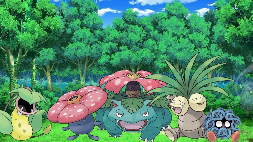 Los 5 mejores Pokémon de tipo hierba en rojo fuego y verde hoja