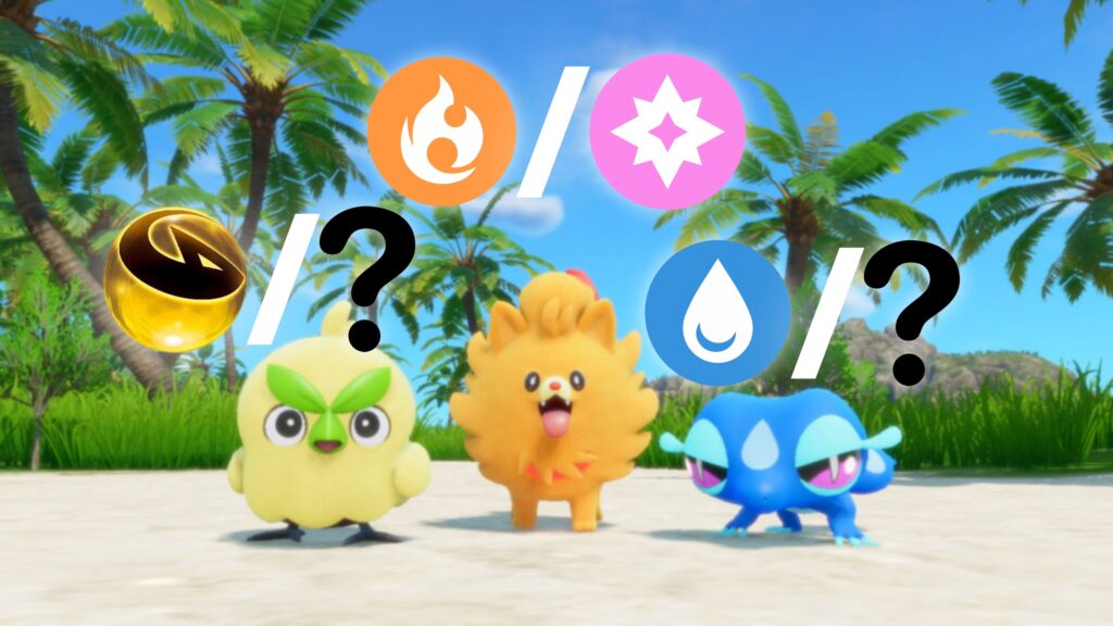 Pokémon Winds and Waves finalmente puede tener una trifecta inicial casi perfecta (sin tipo de lucha)