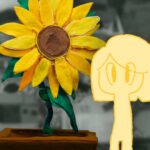 Este juego independiente está hecho con fieltro, limpiapipas y cartón | Parada en boxes del roadshow