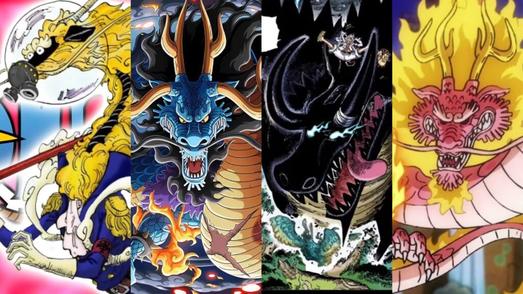 Todas las frutas del diablo del dragón, clasificadas