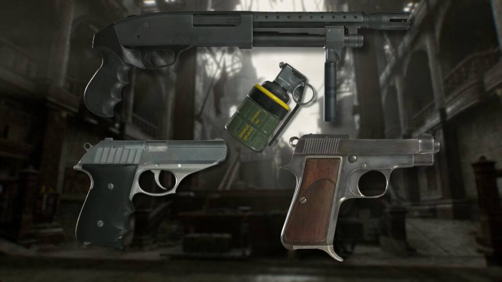 Todas las armas y sus ubicaciones en RE9