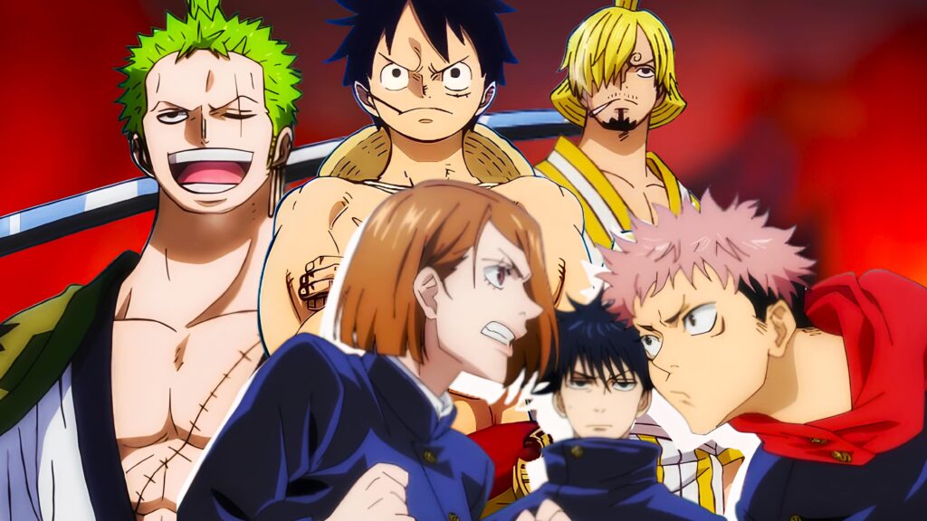 8 tríos de anime mejores que Yuji, Megumi y Nobara