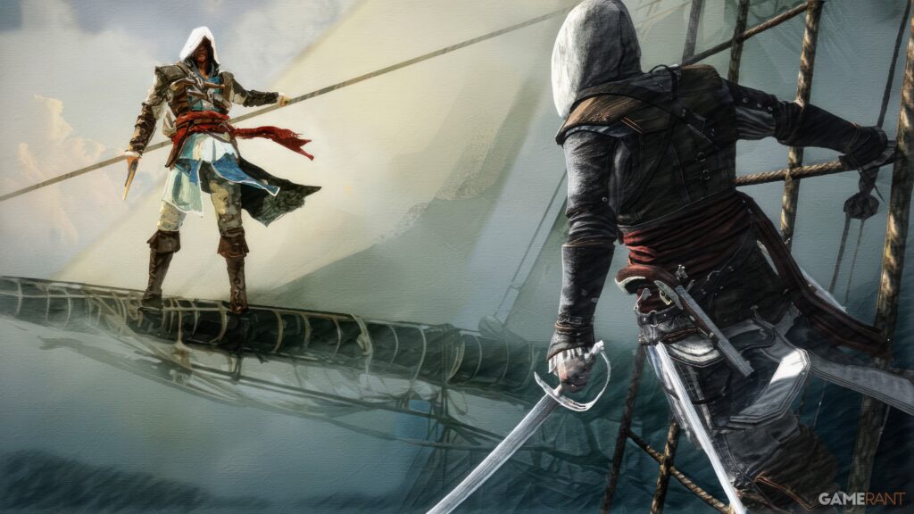 Assassin's Creed Black Flag Resynced es un sable pirata de doble filo para Ubisoft
