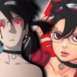 Dos vórtices azules muestran la mayor debilidad del Sharingan de Sarada Uchiha