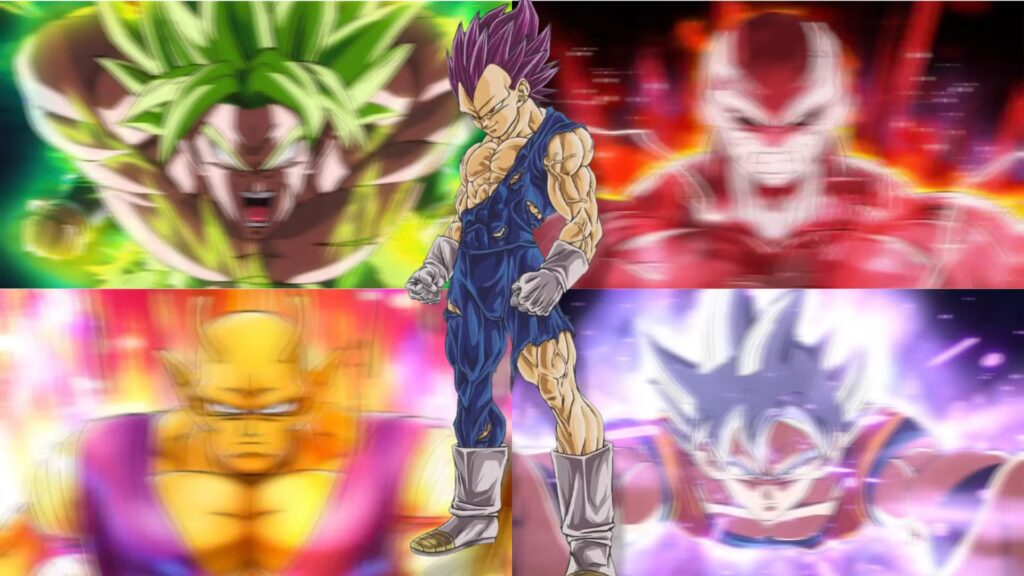Los personajes más fuertes que Vegeta puede derrotar