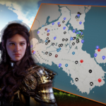 Mapa interactivo de Delesyia - Desierto carmesí