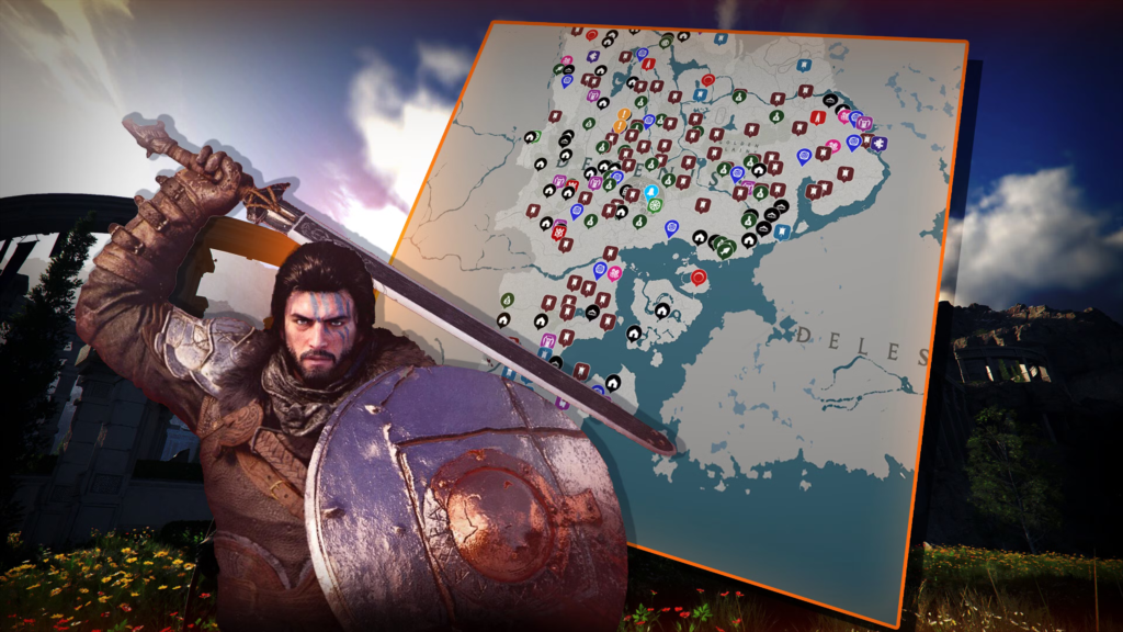 Mapa interactivo de Demeniss - Desierto carmesí