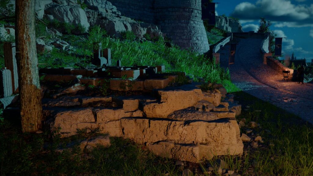 Ubicación de energía misteriosa de Hernand Town en el desierto carmesí