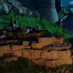 Ubicación de energía misteriosa de Hernand Town en el desierto carmesí