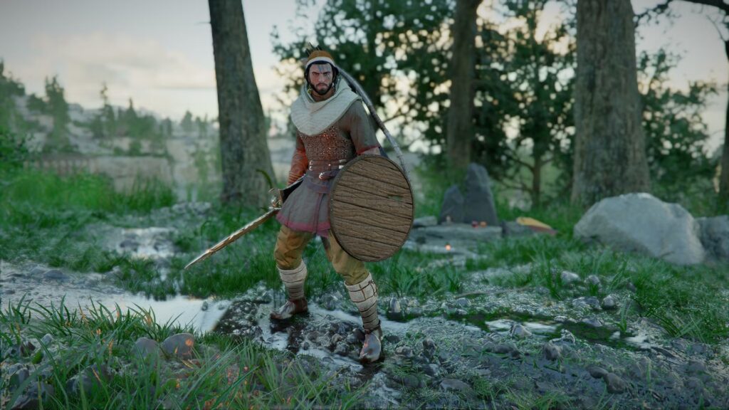 Derrota a 3 enemigos con un escudo (voluntad inmutable) en Crimson Desert