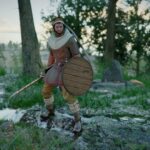 Derrota a 3 enemigos con un escudo (voluntad inmutable) en Crimson Desert