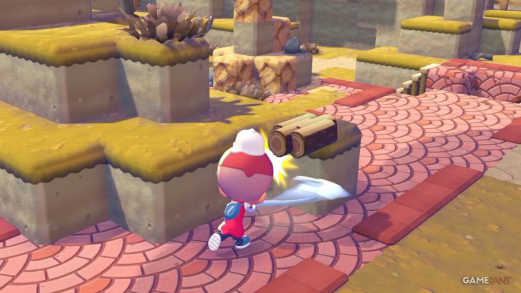 Cómo cortar madera desgastada en Pokopia (Guía Scyther)