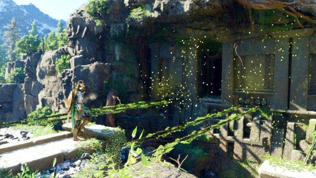 Cómo resolver el rompecabezas de las ruinas del valle de la montaña Five Finger en Crimson Desert