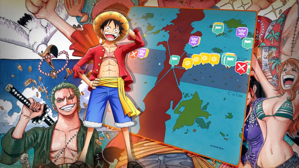 Mapa interactivo de una pieza