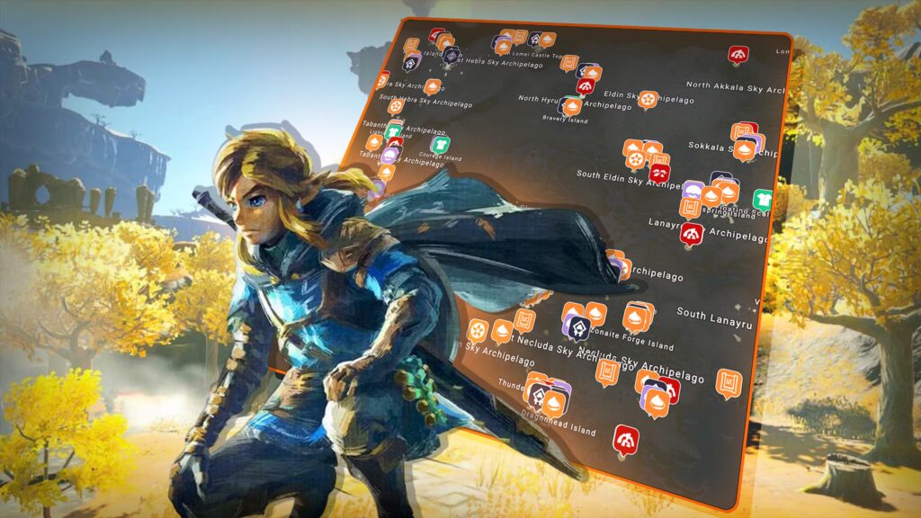 Mapa interactivo de Lágrimas del Reino (Cielo)