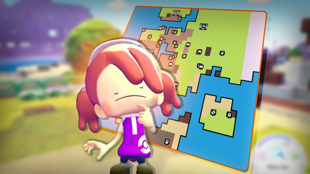 Pokémon Pokopia - Mapa interactivo de Playa Desolada