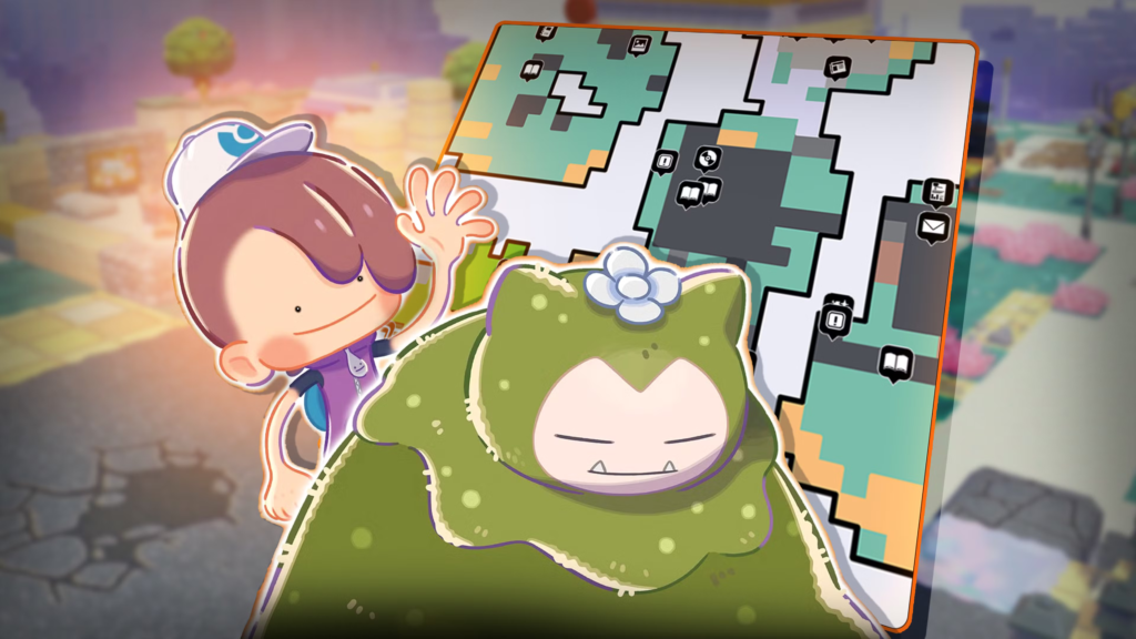 Pokémon Pokopia - Mapa interactivo de Sparkling Skylands