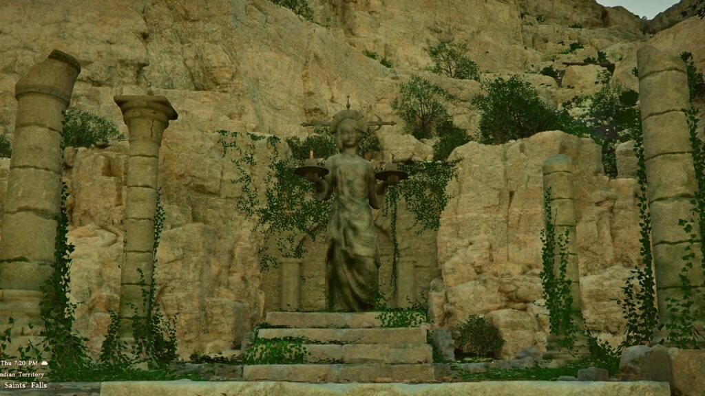Cómo desbloquear la puerta de la estatua de la Diosa de la Justicia en Crimson Desert (Legionary's Gladius)