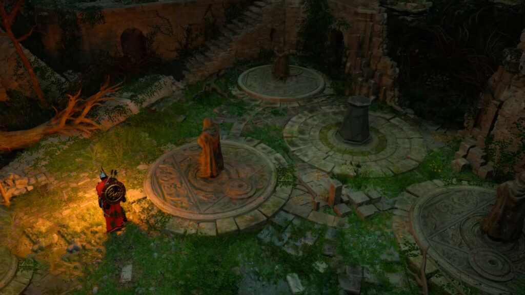 Cómo resolver el rompecabezas de la estatua de Golden Plains en Crimson Desert