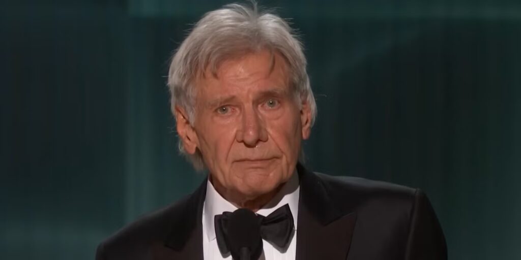 El discurso del premio Lifetime Achievement Award de Harrison Ford es una mirada introspectiva a la actuación