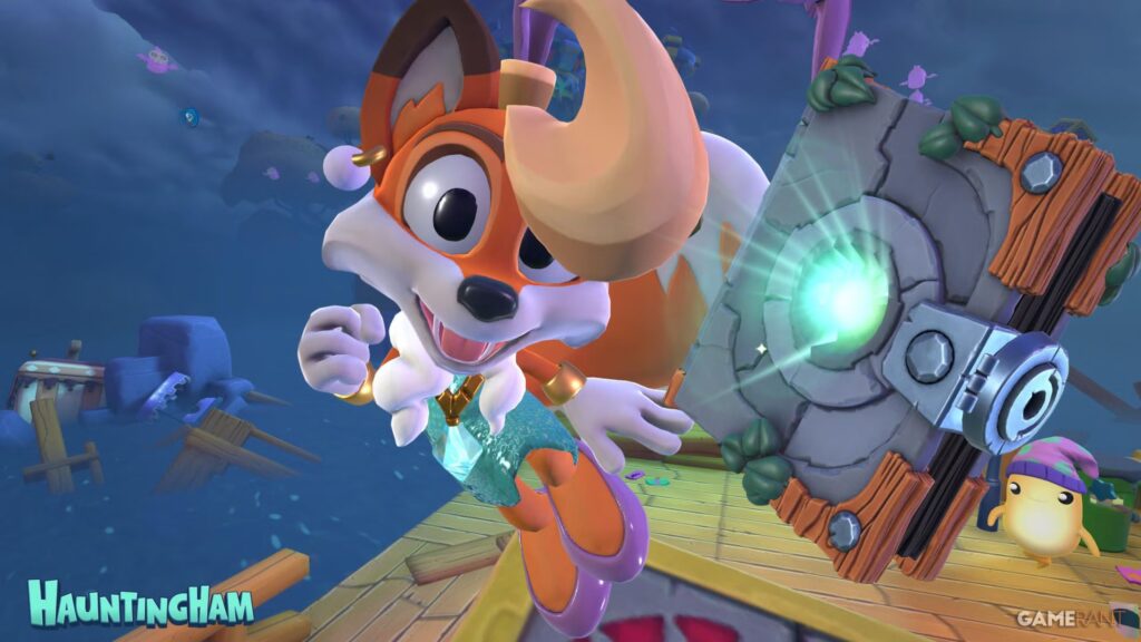 Todas las cartas de Hauntingham y la página oculta en New Super Lucky's Tale